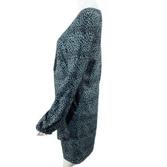 Jack by BB Dakota Dress Boho Gray Skyler Scoop Neck M - Picture 6 of 10